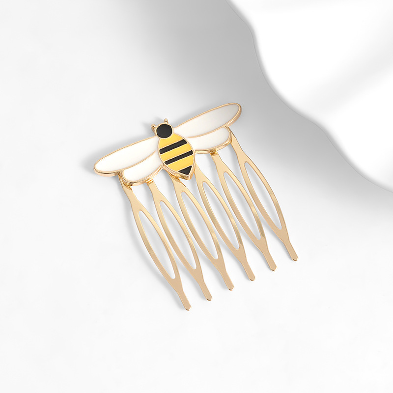 Internet Celebrity Little Bee Barrettes Japanese Cute Cartoon Bee Hairpin Women&#039;s Popular Headdress Bee Barrettes Whole