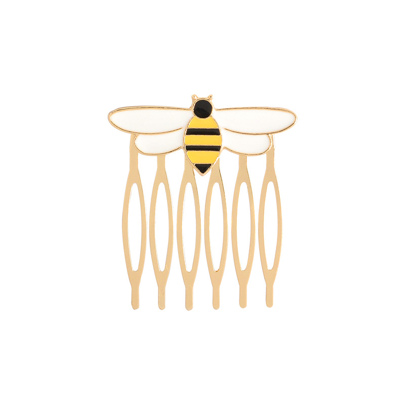 Internet Celebrity Little Bee Barrettes Japanese Cute Cartoon Bee Hairpin Women&#039;s Popular Headdress Bee Barrettes Whole