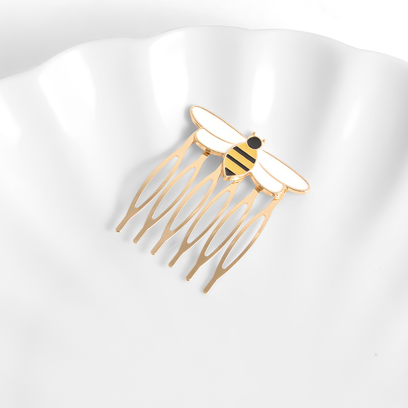 Internet Celebrity Little Bee Barrettes Japanese Cute Cartoon Bee Hairpin Women&#039;s Popular Headdress Bee Barrettes Whole