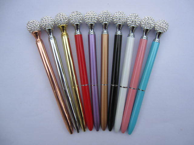 Factory Direct Sale Special Offer Wholesale Bird&#039;s Nest Hollow Love Crystal Diamond Capacitive Stylus Advertising Metal Ball Point Pen