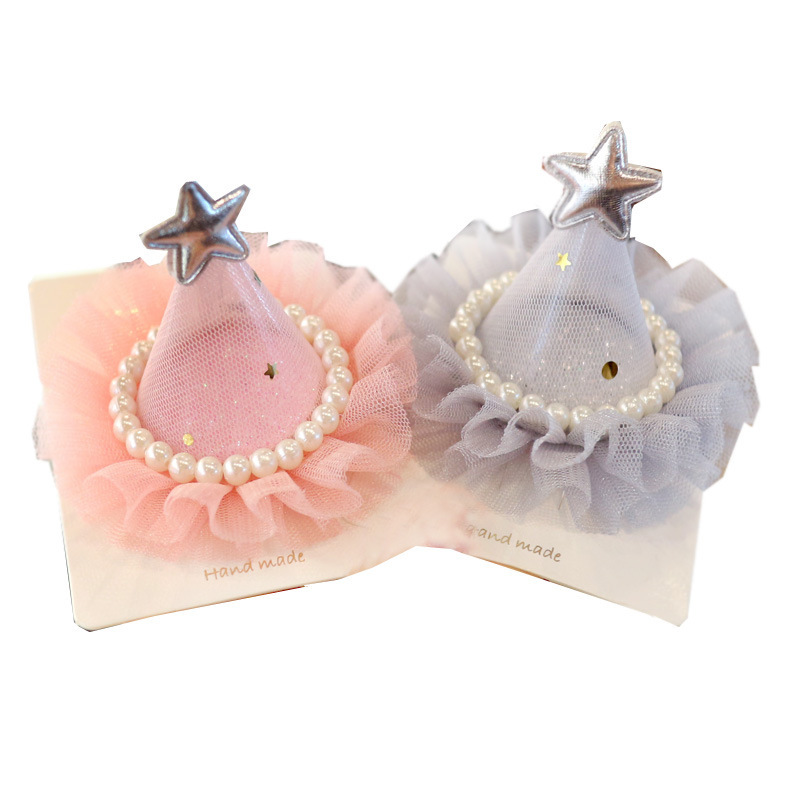  Yarn Three-Dimensional Crown Barrettes Exquisite Baby Hair Band Girls Head Accessories Hair Accessories Baby Hairpin