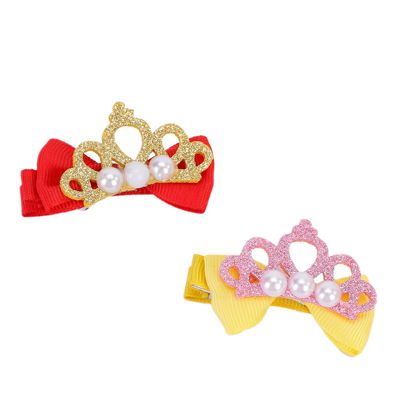  Crown Hairpin Headdress Douyin Online Influencer New Hair Accessories Korean Hairpin Duckbill Clip Cartoon Hairpin