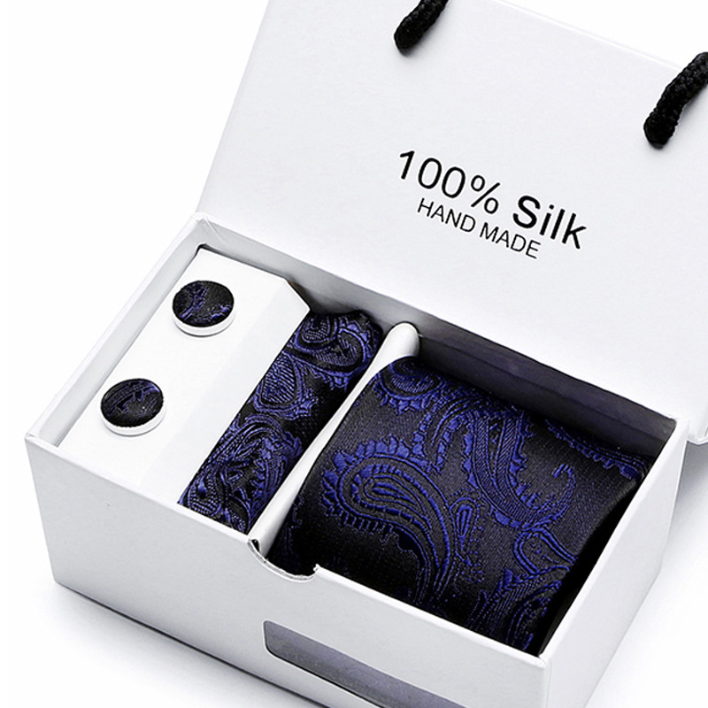 Men&#039;s Tie Spot Gift Box 5-Piece Set Team Necktie Business Formal Wear Wedding Tie Factory necktie