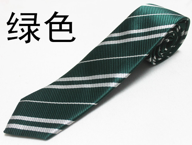 Harry Potter Badge Tie Lanfendo Slytherin Ravenclaw College necktie