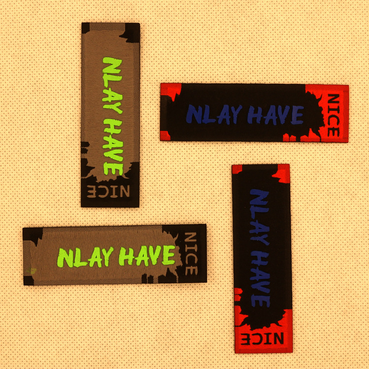 Crystal Plastic Sticker Crystal Glue Stickers Custom Color PVC Plastic Sticker Trademark Custom Woven Label