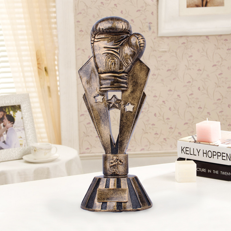 Resin Crafts Boxing Glove Domestic Ornaments Creative Gift Trophy Gift Customization