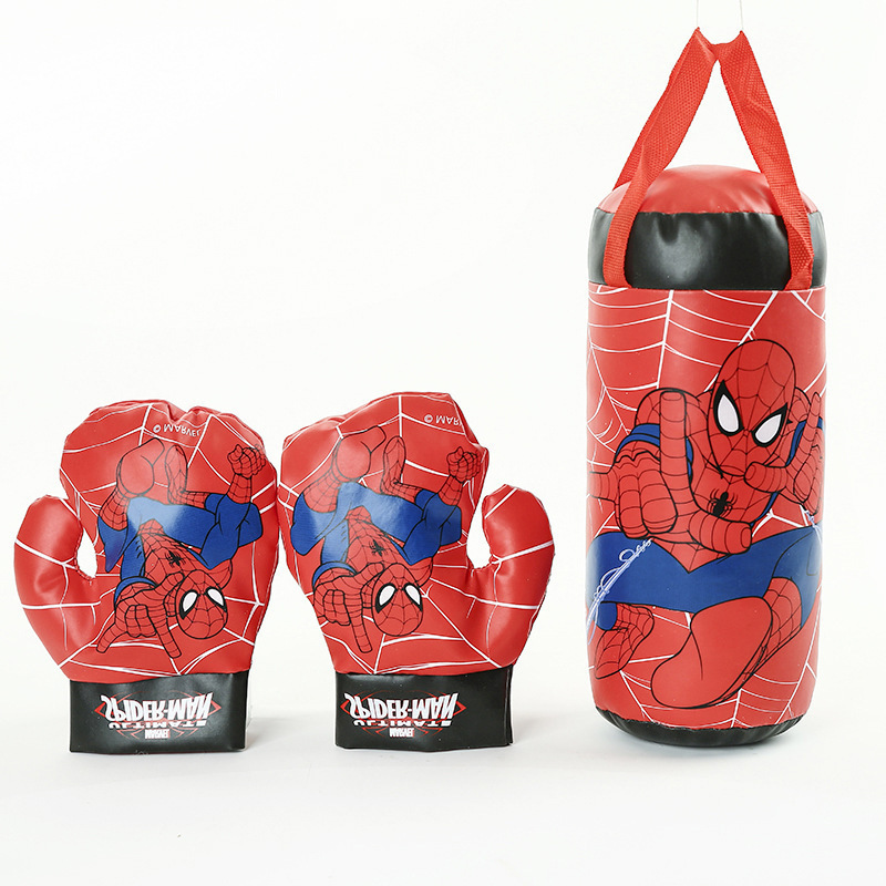 Disney Children&#039;s Mini Boxing Gloves TikTok Same Style Marvel Spider-Man Avengers Boxing Glove Pressure Reduction Toy