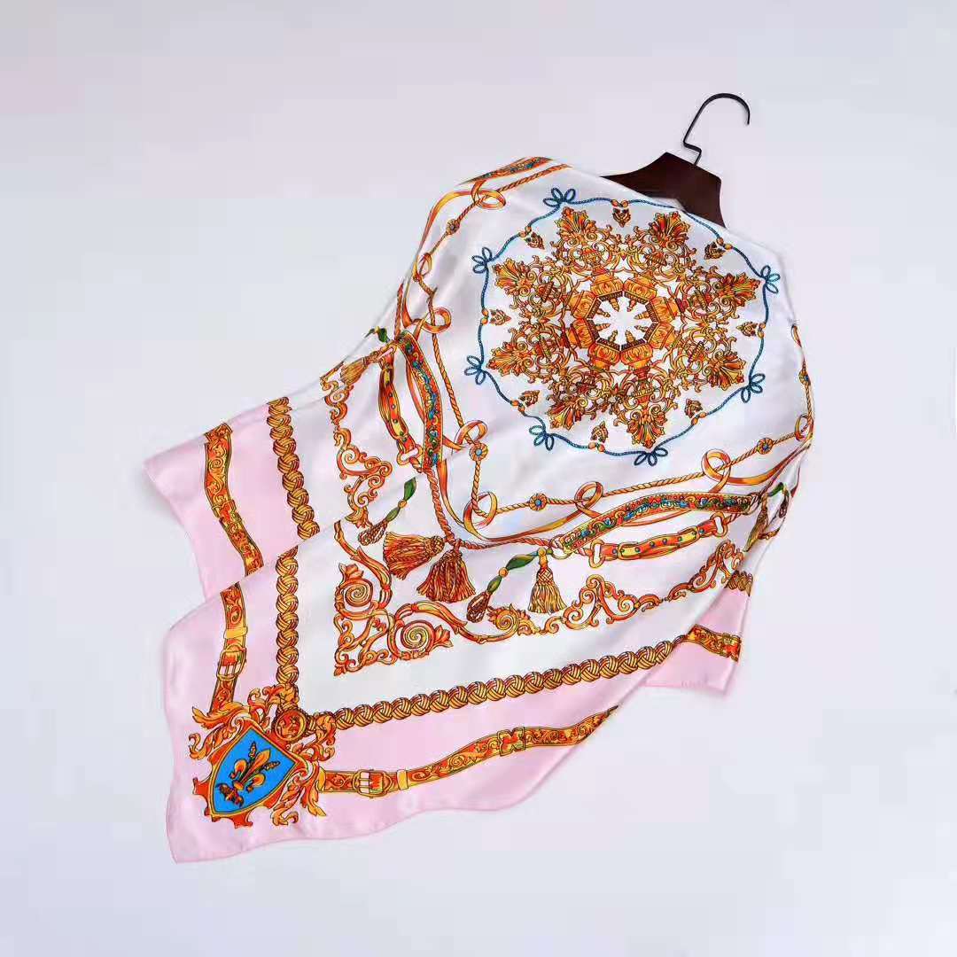 New 90*90 square scarf Silk scarf clothing Accessories square scarf
