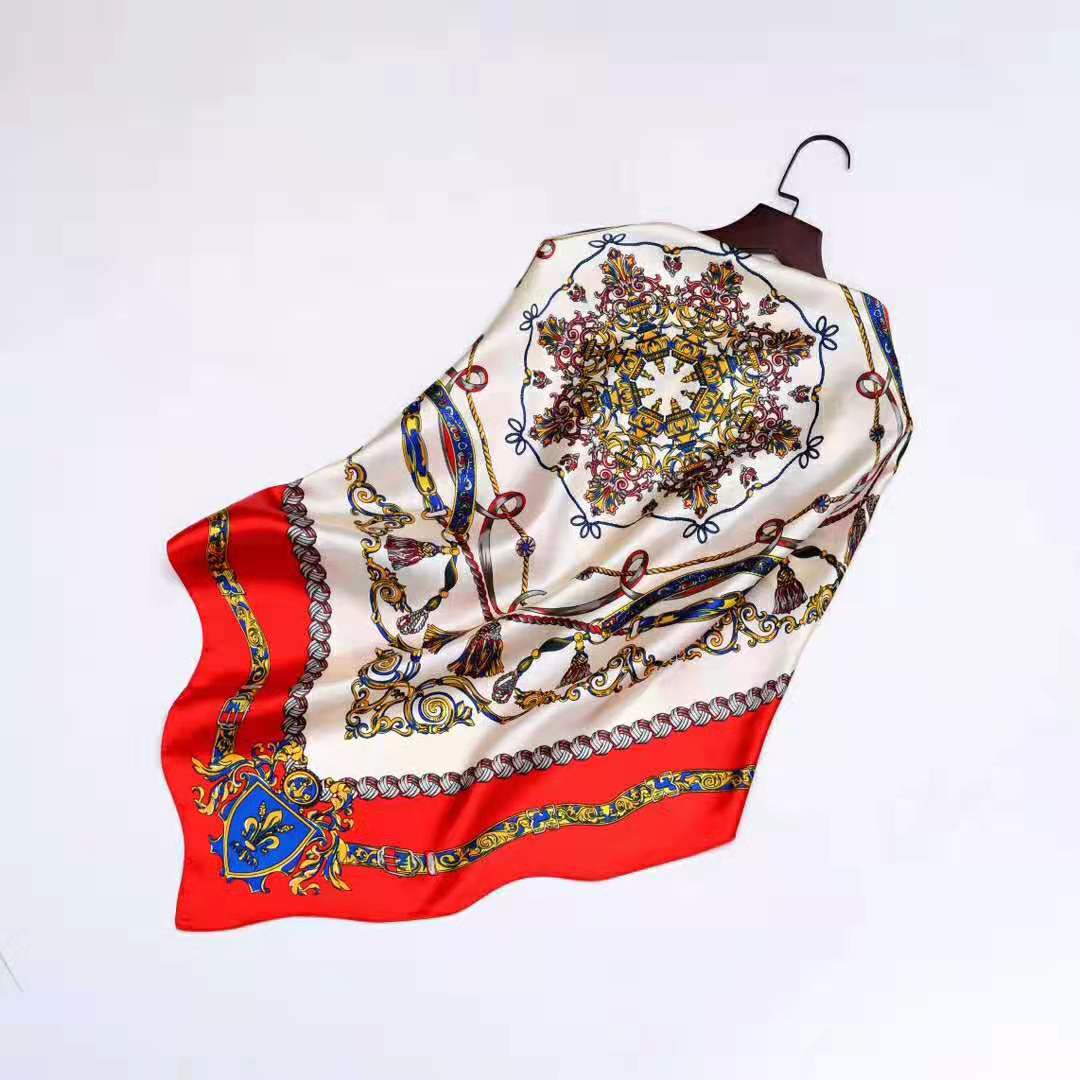 New 90*90 square scarf Silk scarf clothing Accessories square scarf
