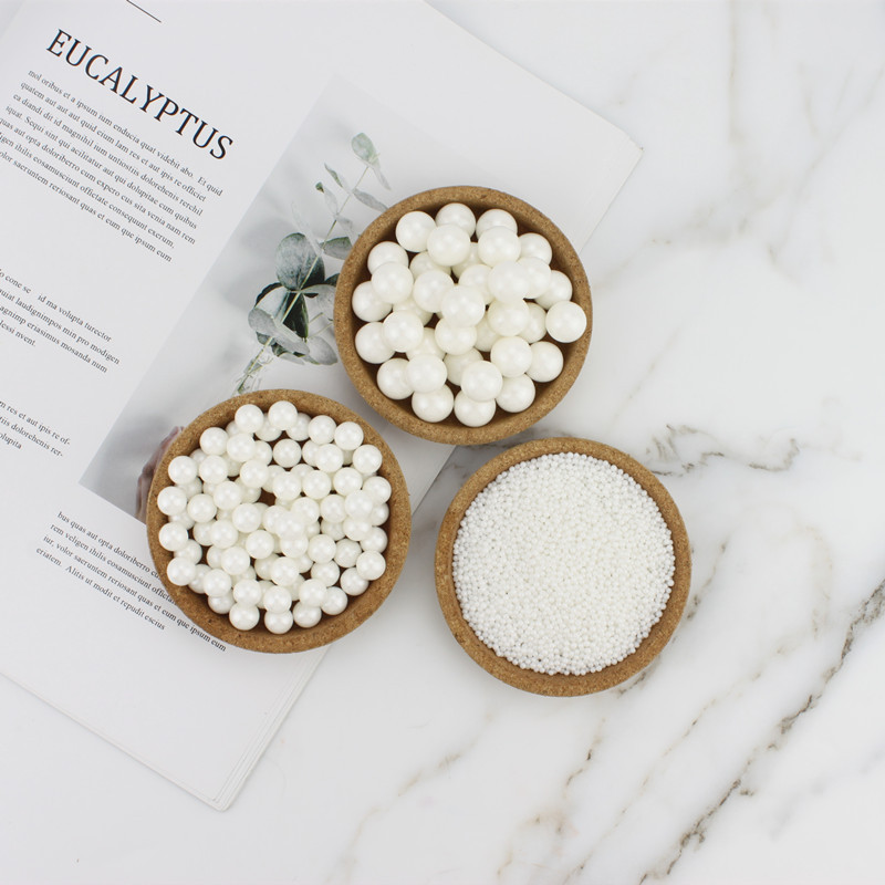 White Sugar Beads round Beads White Pearl White Pearl Sugar Mixed Ice Cream Cake Baking Candy Bead