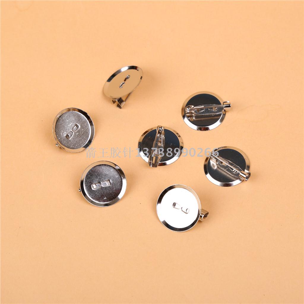 Handicraft flower ornament flower DIY accessories pin metal brooch pin fish mouth clip pin safety pin