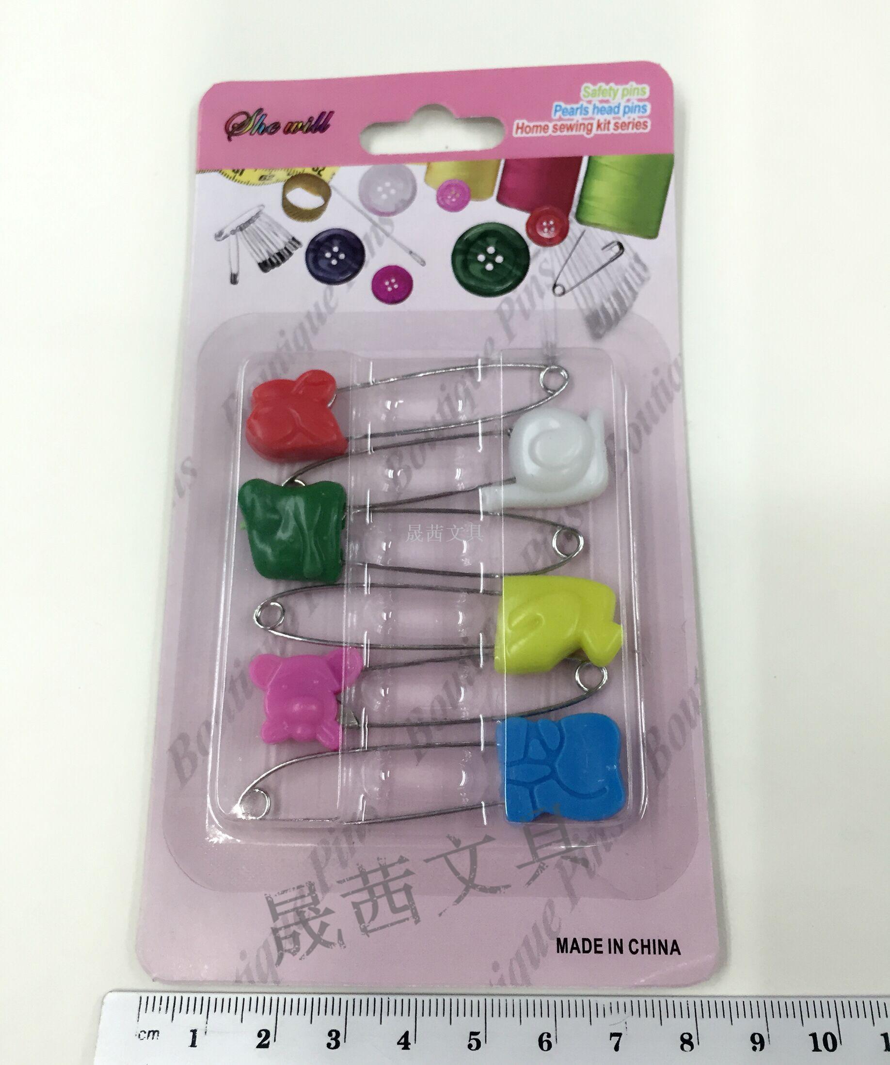 Colored bread needle safety pin colorful bread needle clothing accessories