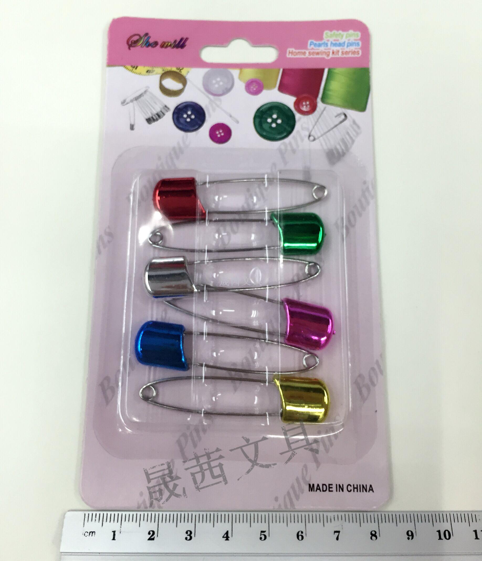 Colored bread needle safety pin colorful bread needle clothing accessories