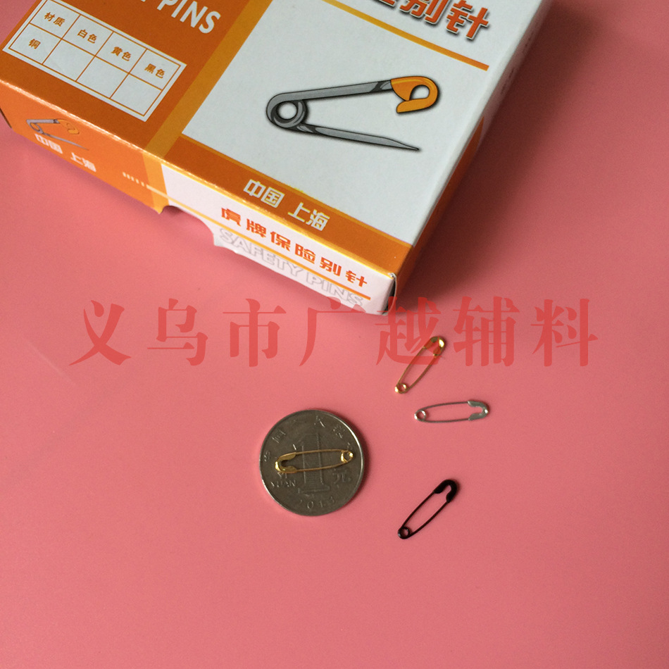Check 000#18MM copper safety pin hang tag close pin trademark small pin tag card 00# copper pin