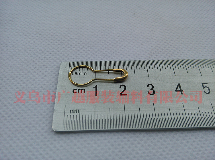 Manufacturer direct sale gourd pin pear pin safety pin metal copper pin ring pin