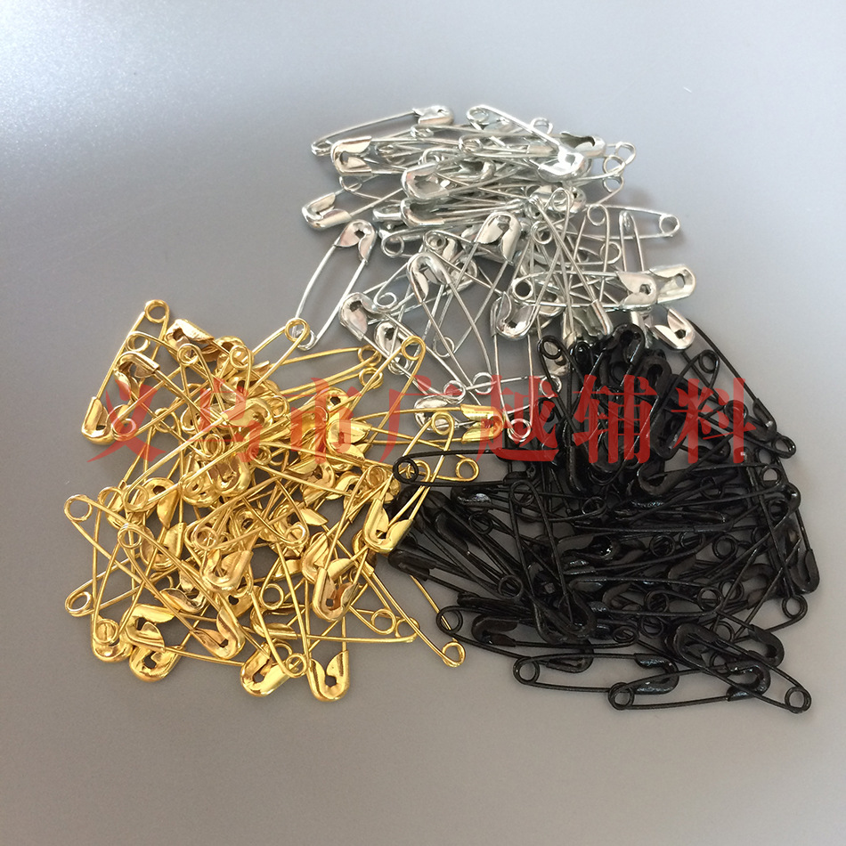 Yiwu Small 1000 PCs 19mm000# Gold Silver Safety Tag Small Pin Safety Pin off Pin Safety Pin