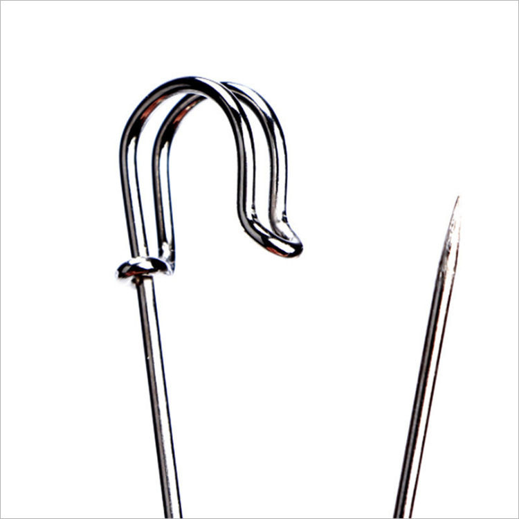 Simple Big Pin Iron Material Large Safety Pin Luggage Clothing Pin Insurance Carpet Pin Large Head Safety Pin