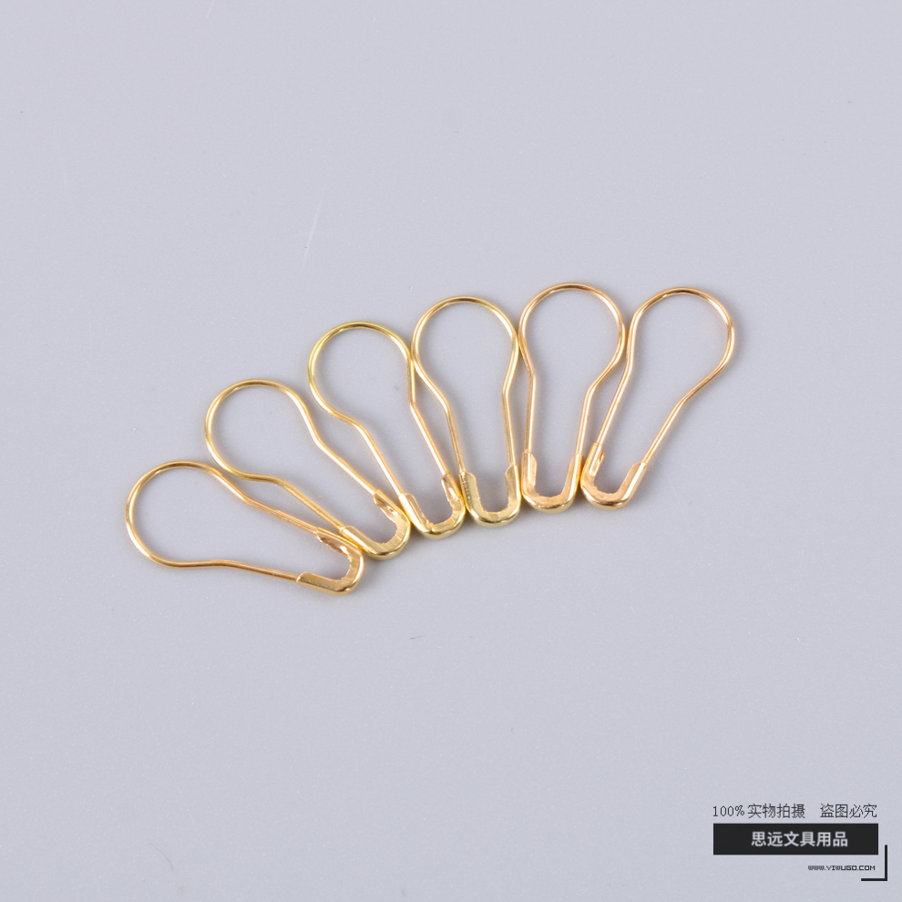 Golden Seagull Gourd Pin Clothing Accessories Pear-Shaped Pin Safety Safety Pin Brooch Tag Pin