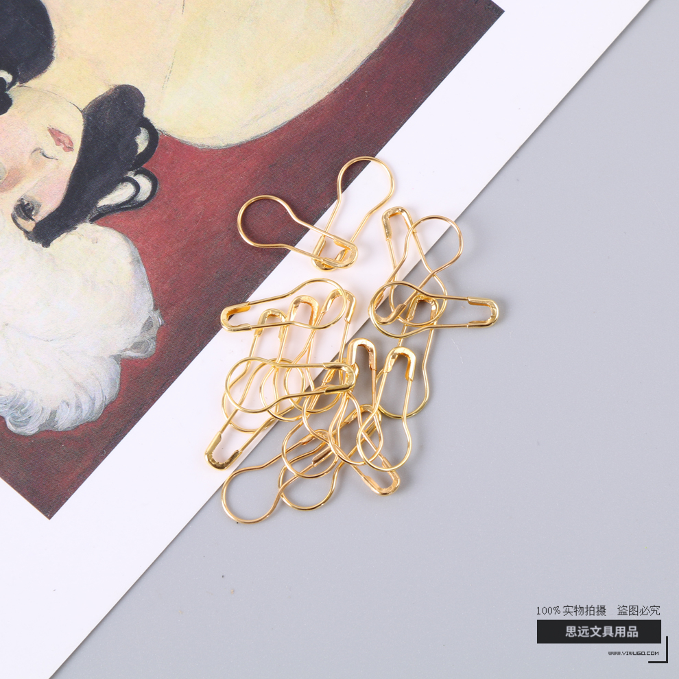 Golden Seagull Gourd Pin Clothing Accessories Pear-Shaped Pin Safety Safety Pin Brooch Tag Pin