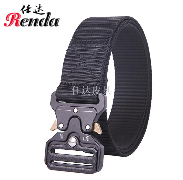 Cobra buckle tactical belt military fan belt multi-functional nylon outdoor training belt can be customized logo