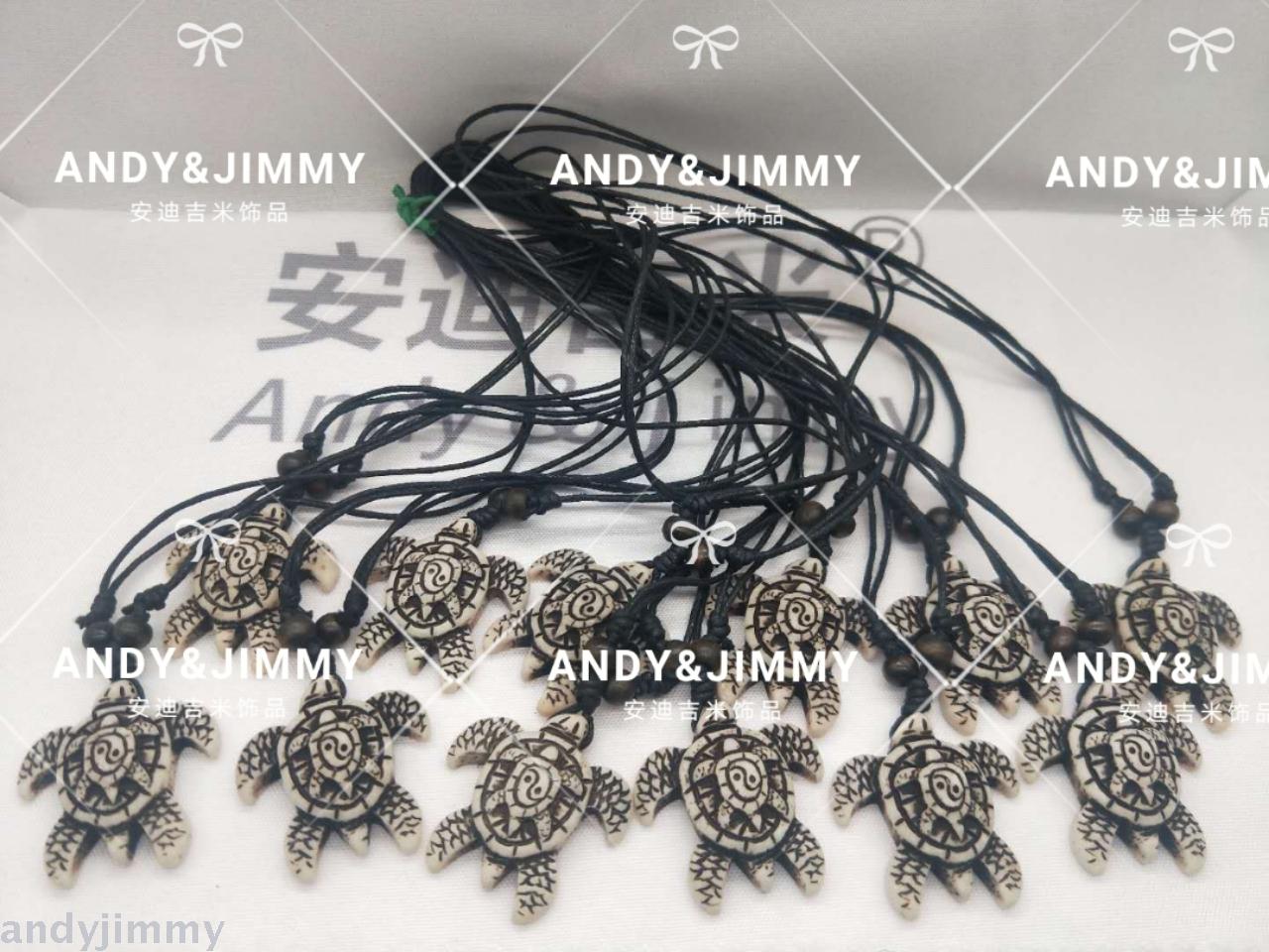 Imitation yak bone necklace sea turtle beach manufacturers direct sales