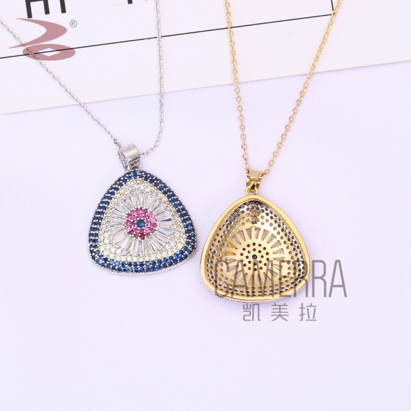 Europe and the United States Exquisite Fashion Foreign Trade Ornament Copper Alloy Particles Zircon Inlay Fashion Necklace Adjustable