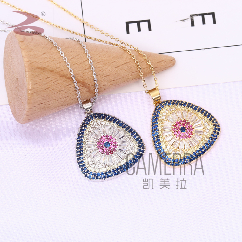 Europe and the United States Exquisite Fashion Foreign Trade Ornament Copper Alloy Particles Zircon Inlay Fashion Necklace Adjustable