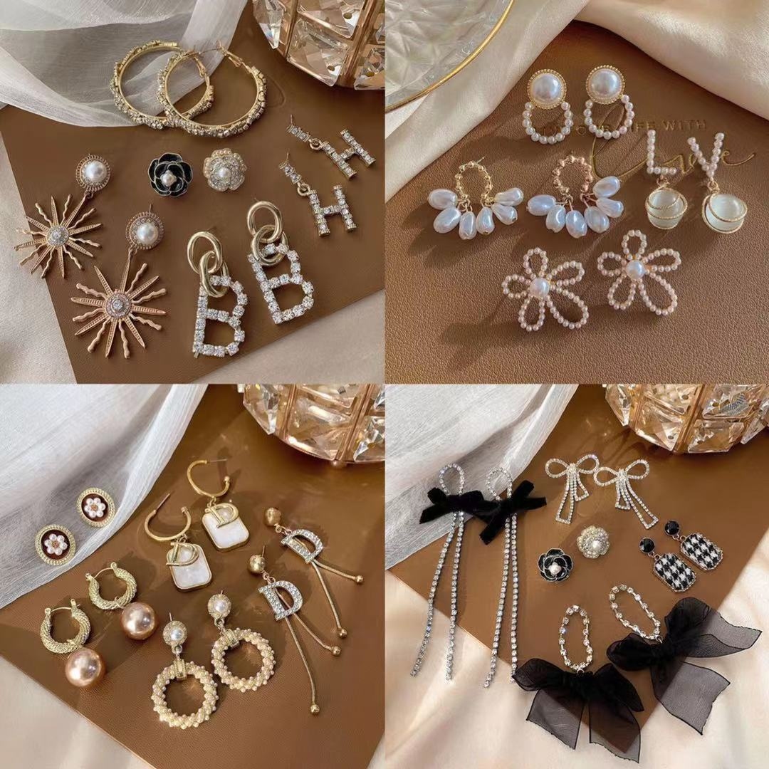 925 Silver Needle Cross-Border Internet Celebrity Little Fairy Earrings 2021 Hot Earrings Wholesale Summer Versatile Earrings
