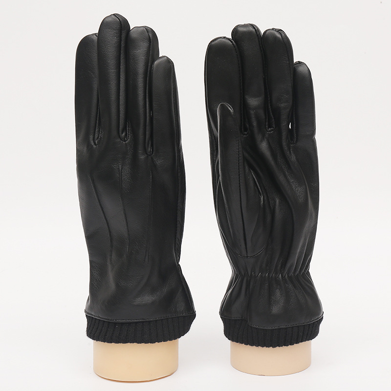 2019 New Men&#039;s Genuine Leather Gloves Cycling Outdoor Keep Warm Winter Gloves Gloves Wholesale