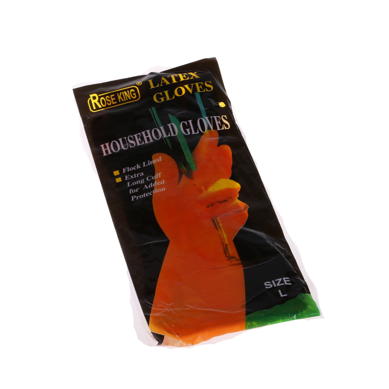 Housework cleaning gloves rubber antiskid waterproof cleaning gloves