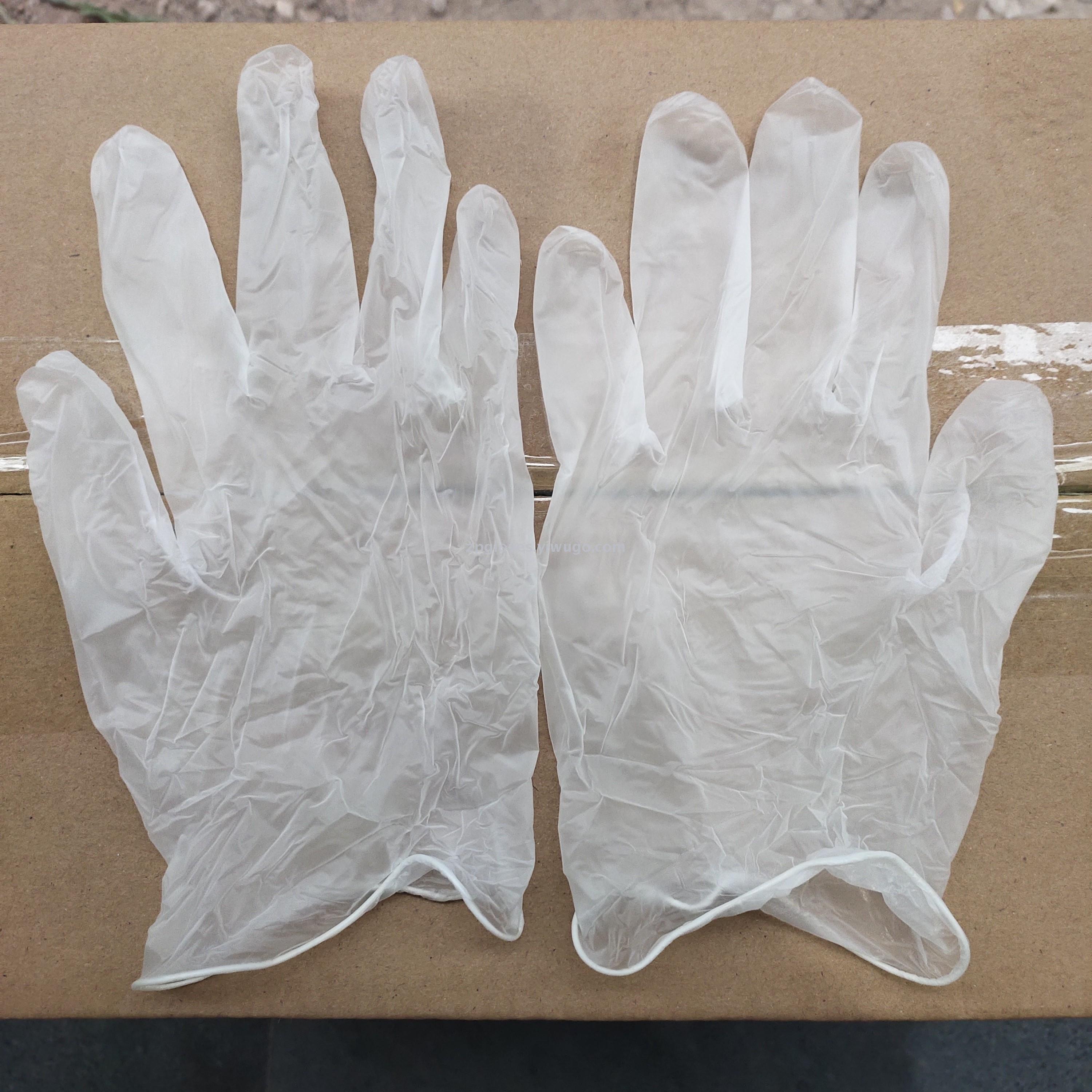 Disposable PVC powder free industrial inspection gloves household cleaning gloves