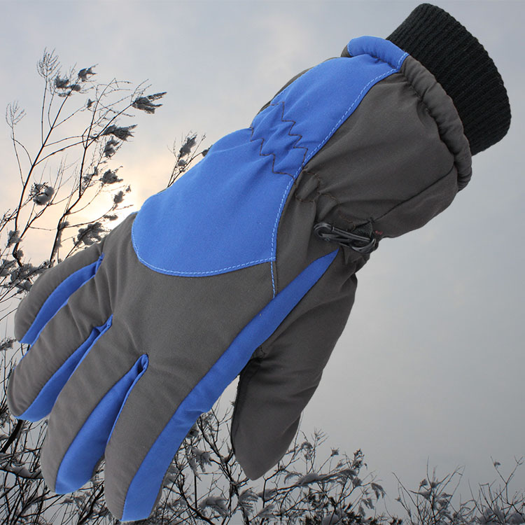 Leisure Sport Men rainproof windproof space cotton ski gloves warm winter