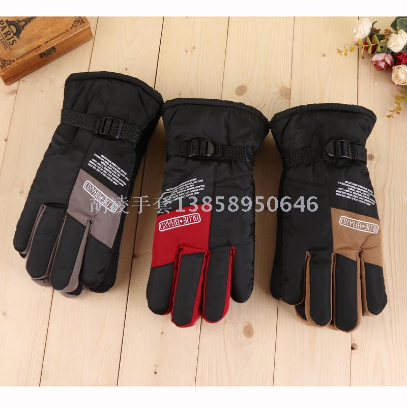 Hu ling gloves new winter sport gloves with fleece ski gloves