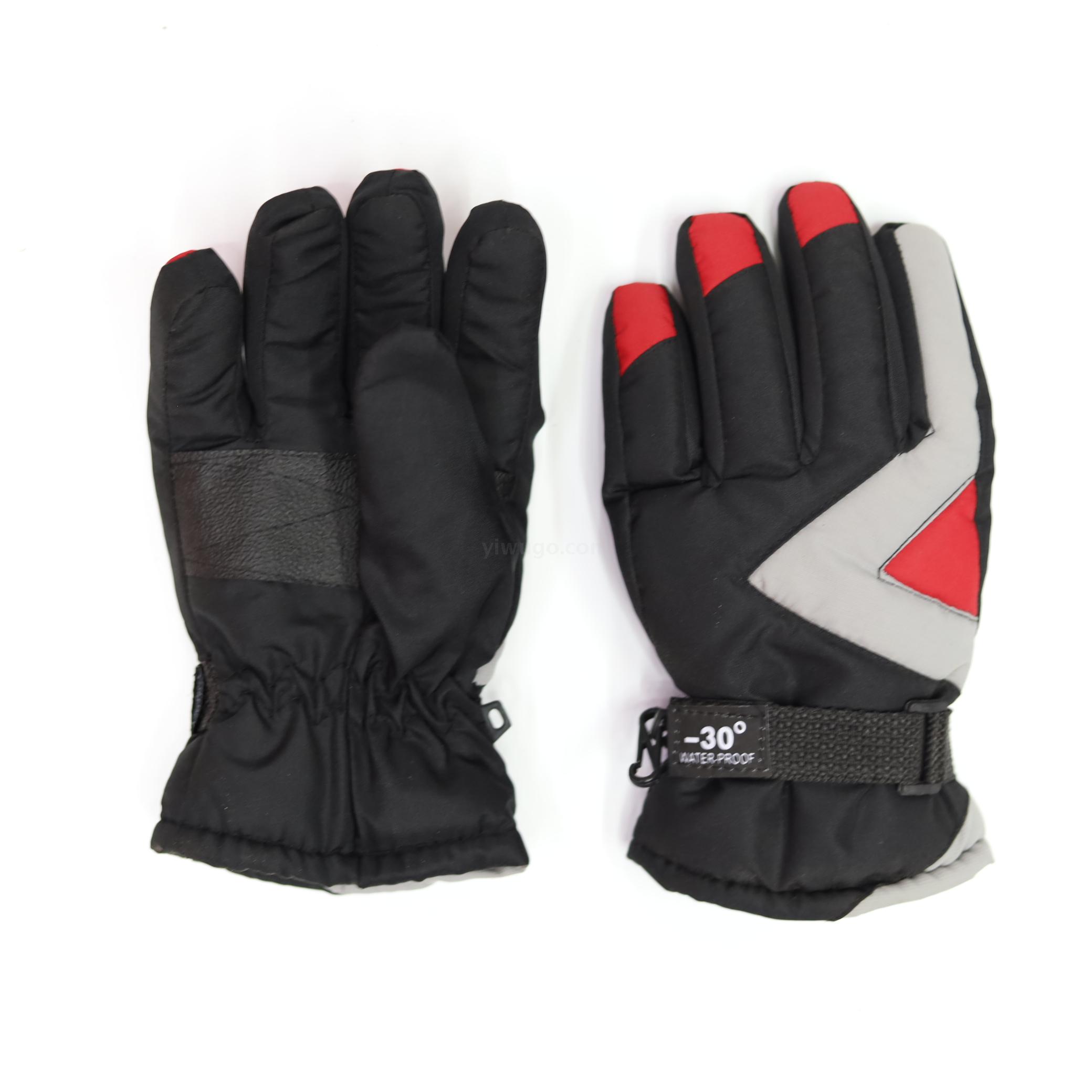 Cotton gloves men&#039;s fashion warm ski gloves are opened to windproof electric car gloves