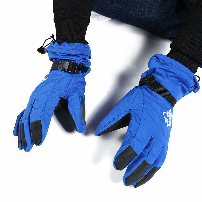 Sledding dog snow scraper Ski gloves Ski Ski gloves outdoor heavy riding gloves