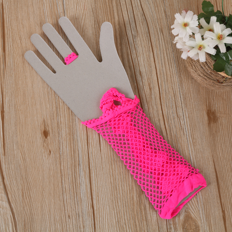 Summer Women&#039;s Lace Gloves Bright Mesh Lace Gloves