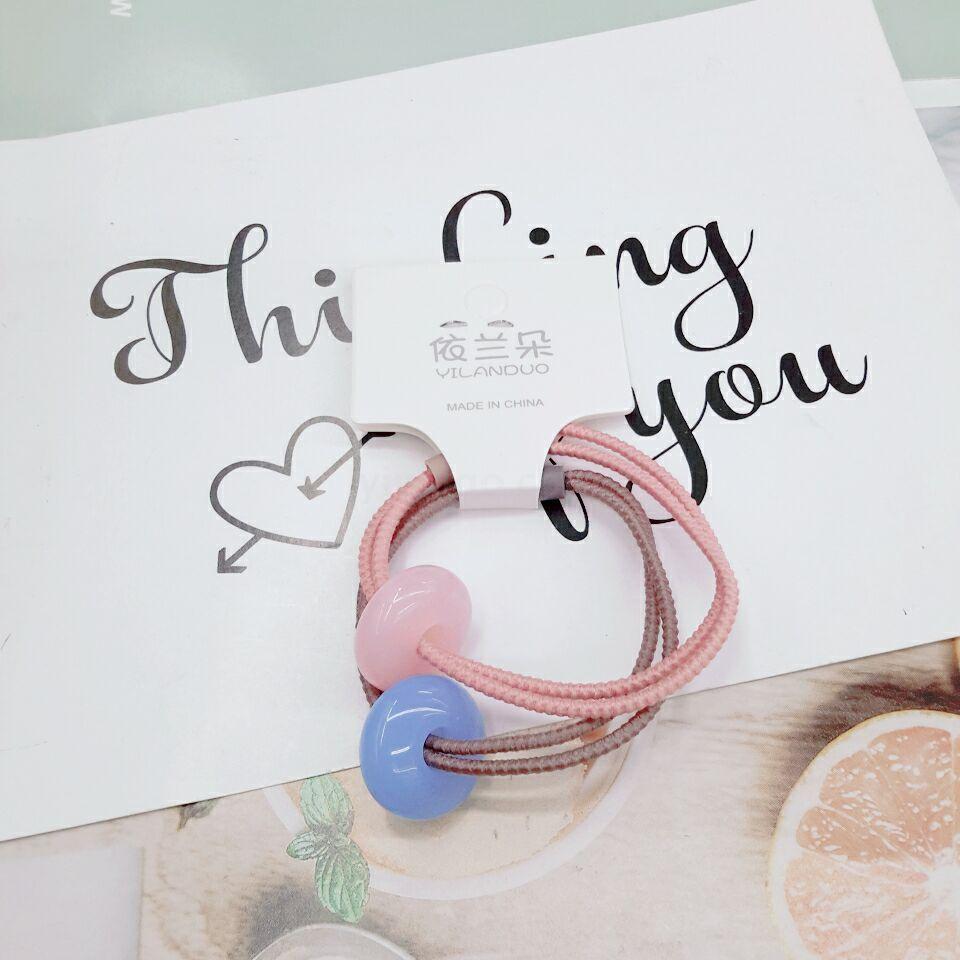 Hair ring with card safety buckle small clear hair accessories wholesale