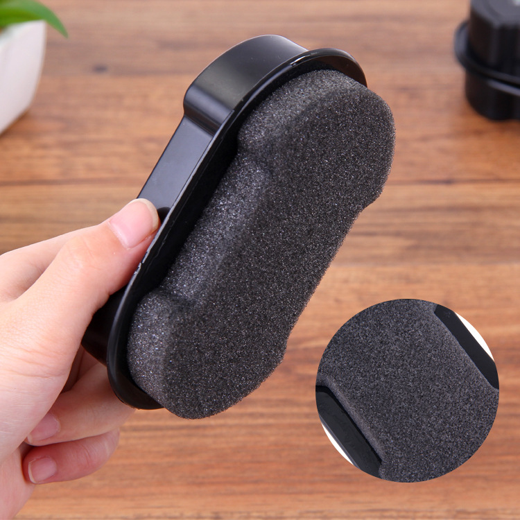 Double-Sided One-Wipe Bright Shoe Wax Leather Maintenance Care Shoe-Brush Sponge Colorless Leather Shoe Brush Leather Shoes Shoe Polish
