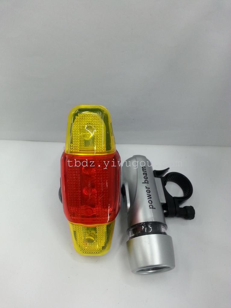 Hot selling bicycle lights, headlights and taillight sets, warning lights, safety lights, bicycle equipment
