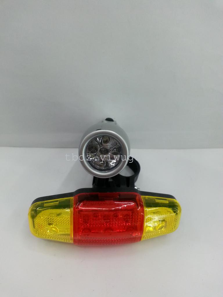 Hot selling bicycle lights, headlights and taillight sets, warning lights, safety lights, bicycle equipment