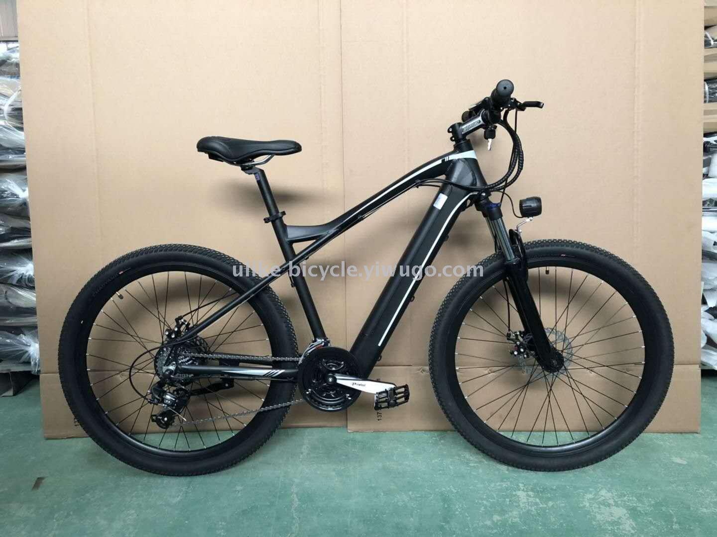 Bicycle 26 inches 24 - speed aluminum alloy electric bicycle lithium battery bicycle mountain bike factory direct sale