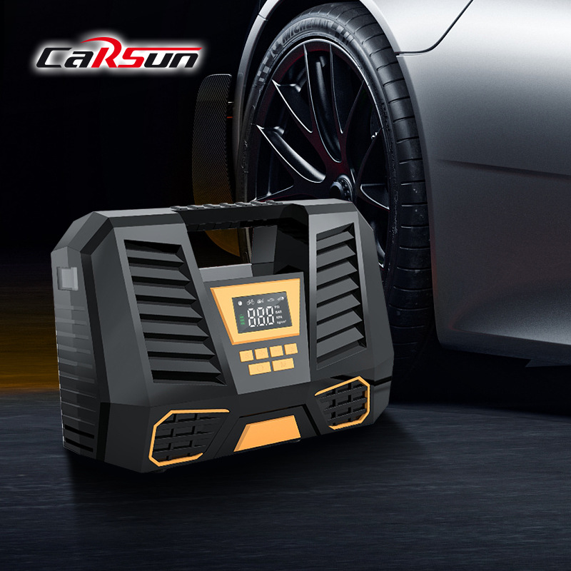 12V Wireless Car Vehicle Air Pump Portable Electric Car Air Pump Tire Inflator Inflatable Treasure