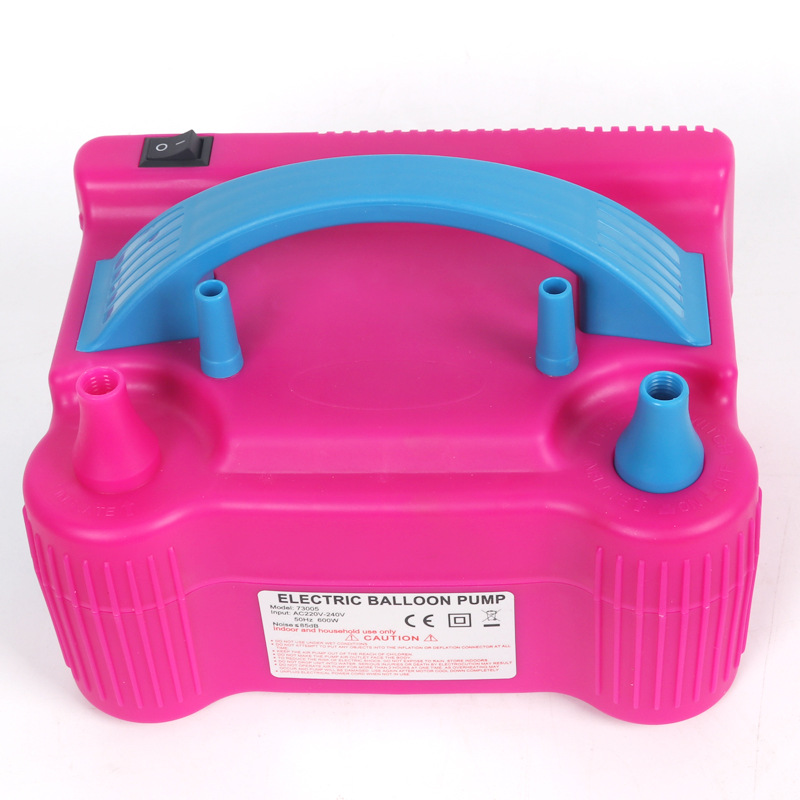 Electric Inflator 73005 Air Pump Electric Balloon Pumping Ball Tool Double Hole Balloon Pump Birthday