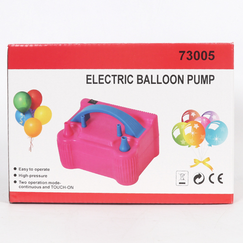 Electric Inflator 73005 Air Pump Electric Balloon Pumping Ball Tool Double Hole Balloon Pump Birthday