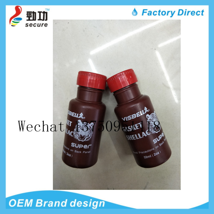 Shellac, gasket glue, cylinder glue, cushion-free glue, liquid cylinder liner glue ABRO VISBELLA