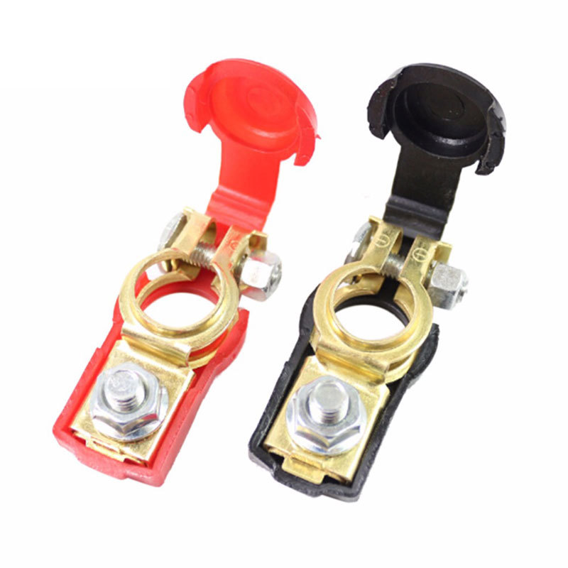Battery Chuck Clip Car Battery Pile Head Pure Copper Thickened Battery Wiring Terminal Battery Column Connector Clip