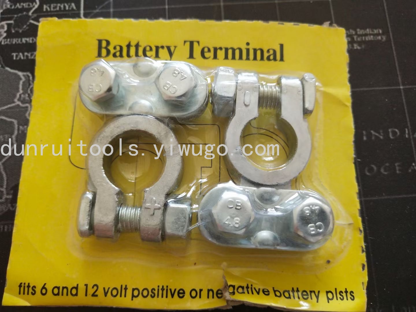 Pure Copper Battery Clip Car Battery Terminal Thickened Bold Battery Clip Clip Buckle Battery Head