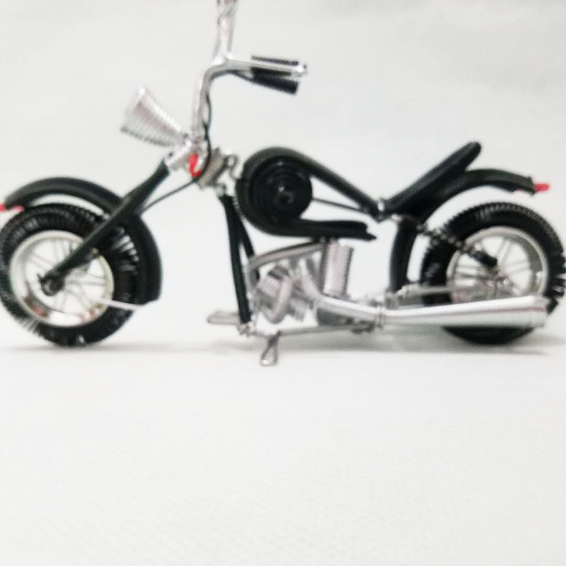 (Belt Pulley Motorcycle) Handmade Gift Home Furnishings Iron Wire Copper Wire Crafts Hot Supply