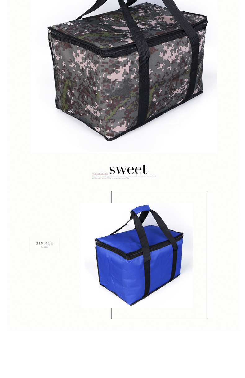 2020New multi-functional insulation bag Oxford Cloth bento bag, takeaway and ice bag manufacturer wholesale