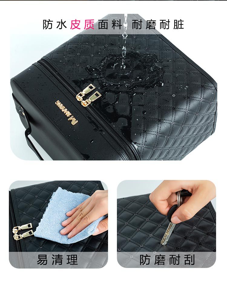 Cosmetic Bag 2020 New Home Large Capacity Portable Portable Cosmetics Storage Box Multi-Functional Multi-Layer Cosmetic Case Cosmetic Bag 2020 New Home Large Capacity Portable Portable Cosmetics Storage Box Multi-Functional Multi-Layer Cosmetic Case